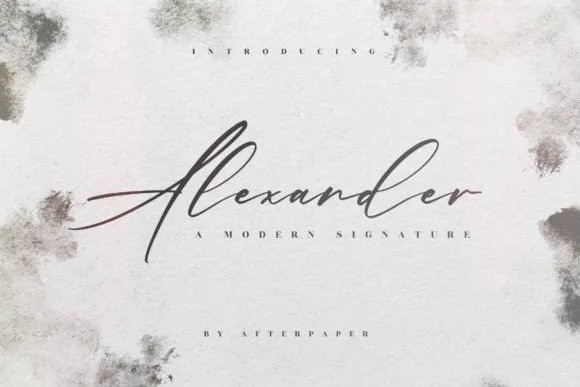 Alexander Font Alexander Font Poster 1