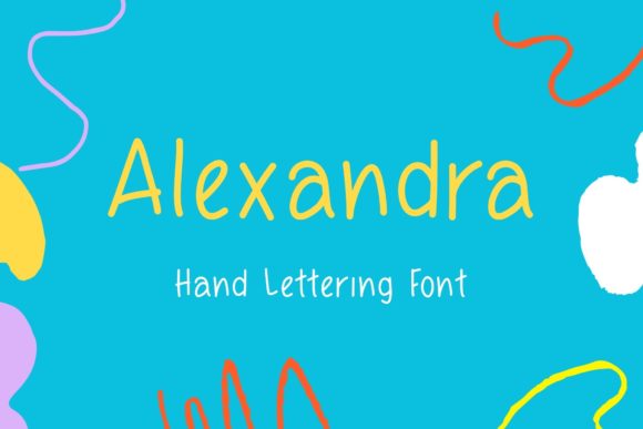 Alexandra Font Poster 1