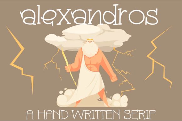 Alexandros Font Poster 1