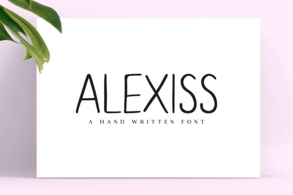 Alexiss Font Poster 1