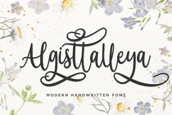 Algisttalleya Font Algisttalleya Font Poster 1