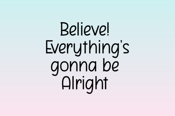 Alice Dream Font Poster 2