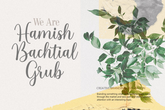 Alicia Geraldine Font Poster 2