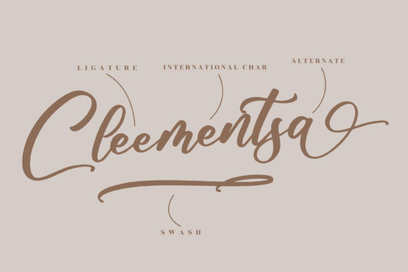 Alisha Cintia Font Poster 12