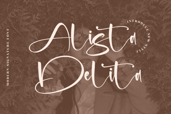 Alista Delita Font Poster 1