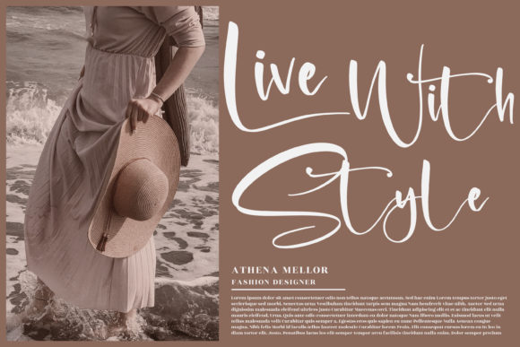 Alista Delita Font Poster 7