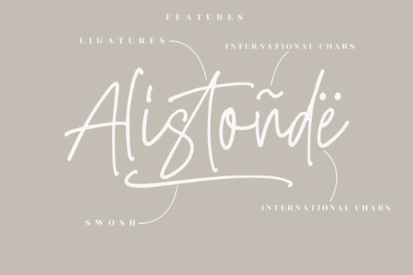 Alistonde Font Poster 12