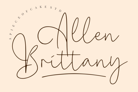 Allen Brittany Font