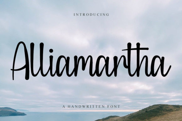 Alliamartha Font Poster 1