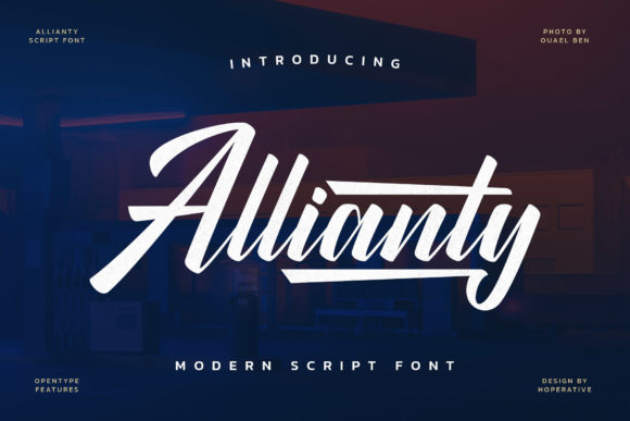 Allianty Font Poster 1
