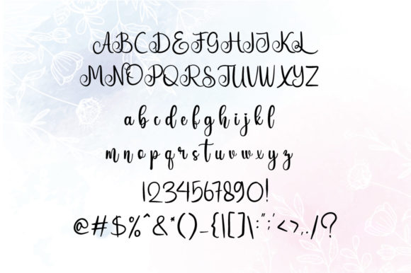 Almida Font Poster 8