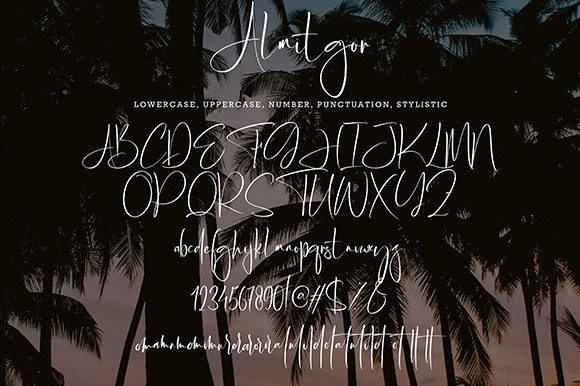 Almitgor Font Poster 8