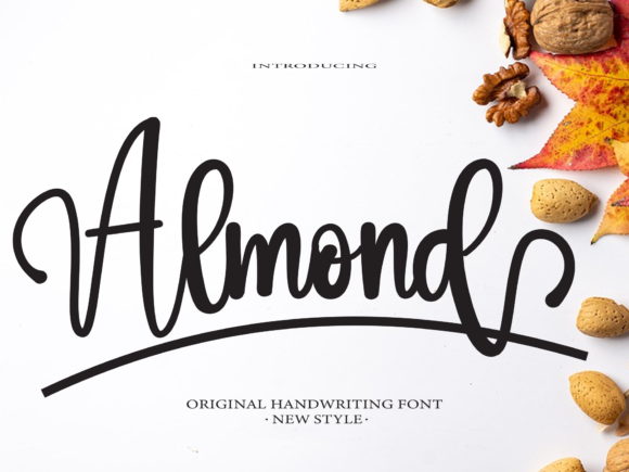 Almond Font Poster 1