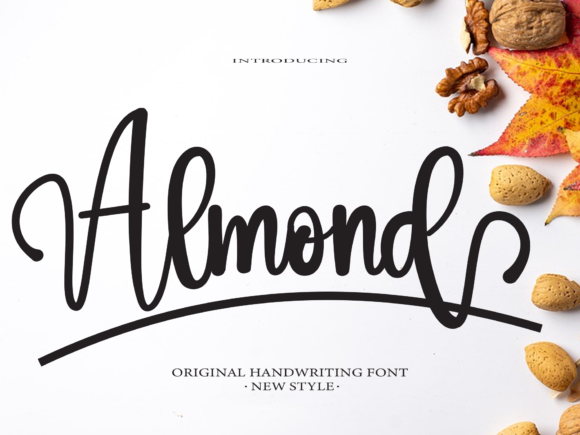 Almond Font Almond Font Poster 1