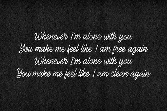 Almost Love Font Poster 4