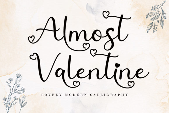 Almost Valentine Font