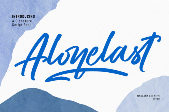 Alonelast Font Poster 1