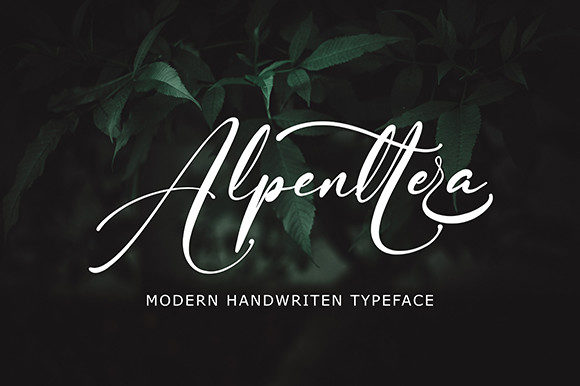 Alpenttera Font Poster 1