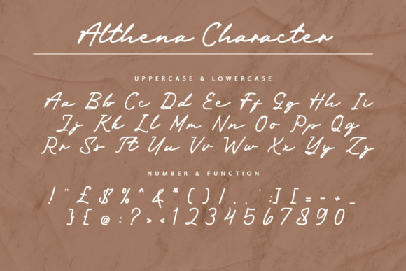 Althena Font Poster 9