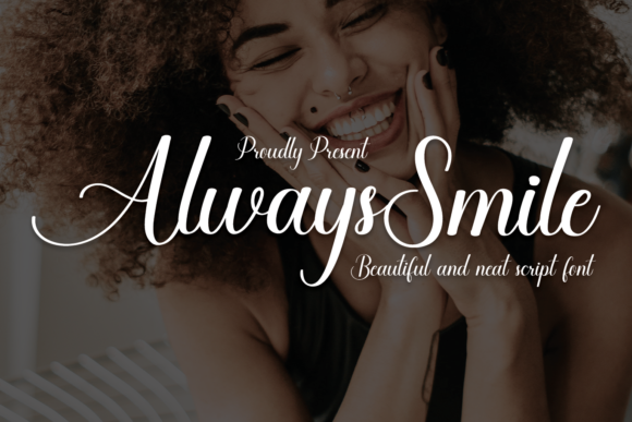 Always Smile Font Poster 1