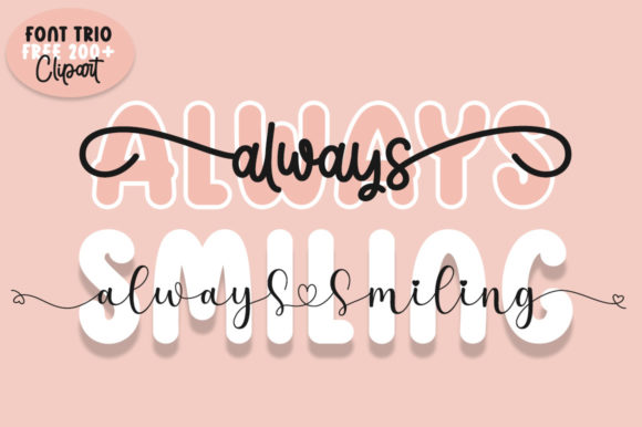Always Smiling Font Poster 1