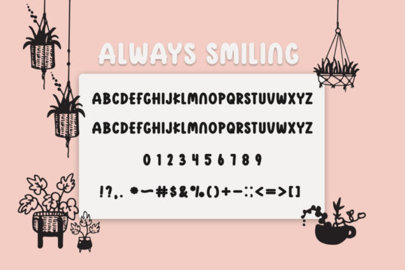 Always Smiling Font Poster 12