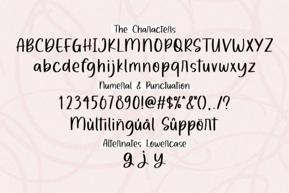 Alysagirl Font Poster 8