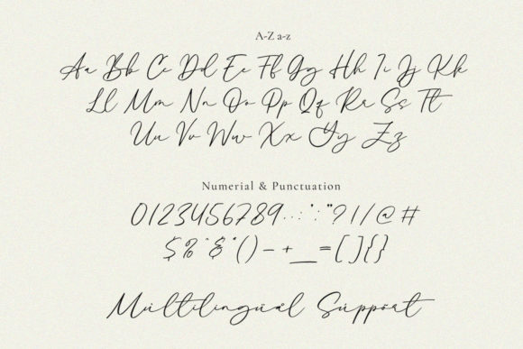 Alyson Signature Font Poster 8