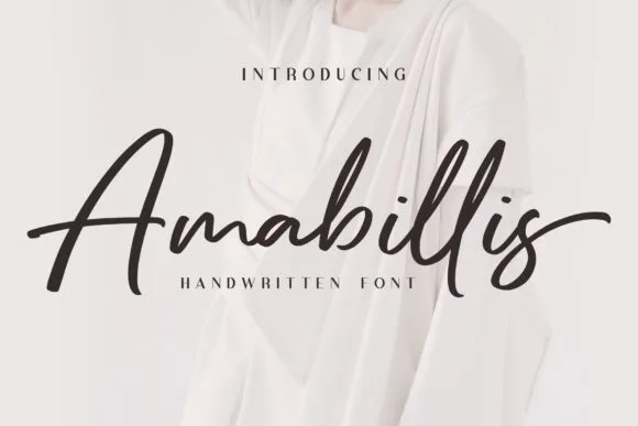 Amabillis Font Amabillis Font Poster 1