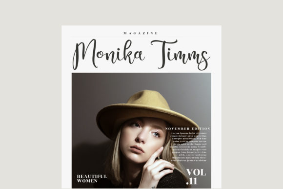 Amalia Font Poster 9