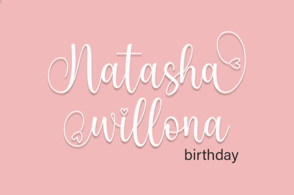 Amalina Font Poster 4