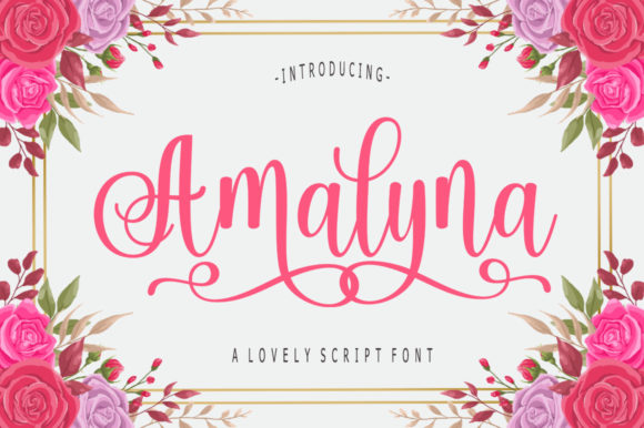 Amalyna Font Poster 1