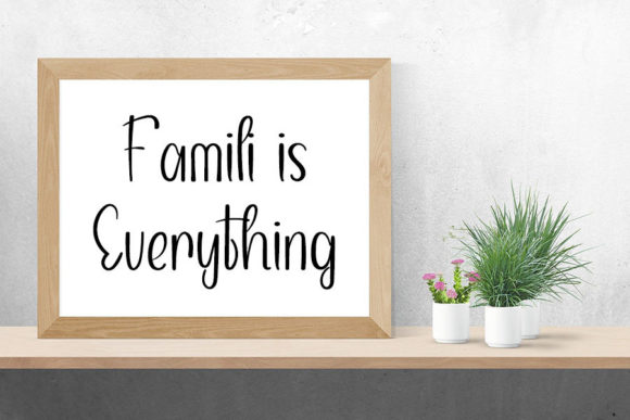 Amanda Handmade Font Poster 4