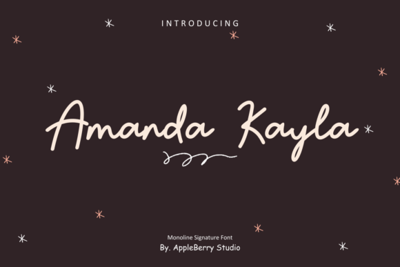 Amanda Kayla Font Poster 1