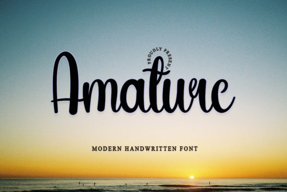 Amature Font