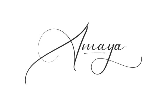 Amaya Font Poster 1