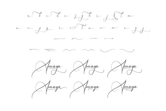 Amaya Font Poster 7