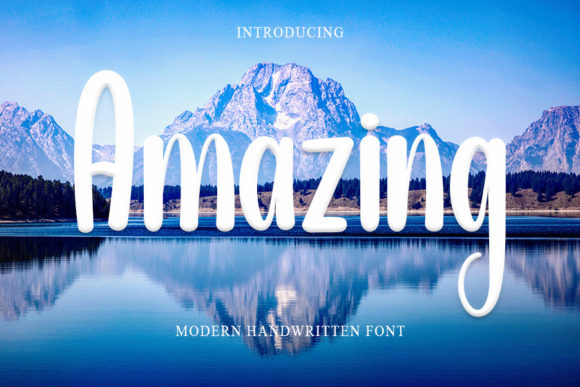 Amazing Font Poster 1