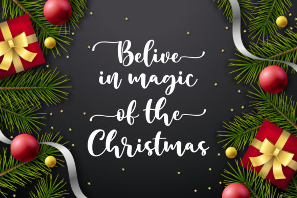 Amazing Christmas Font Poster 2