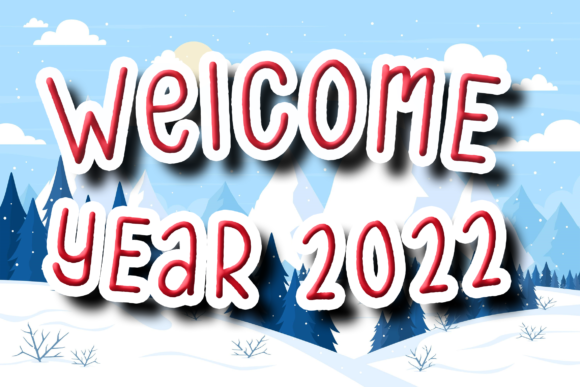 Amazing Winter Font Poster 2
