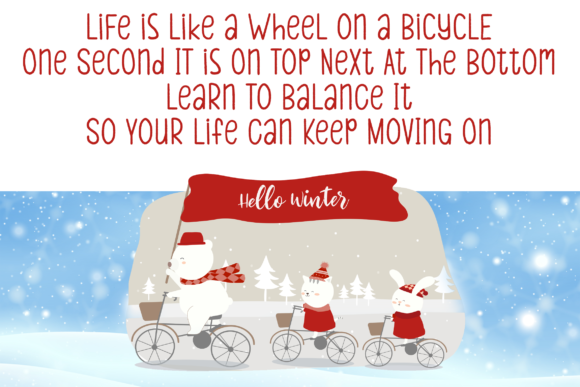 Amazing Winter Font Poster 4