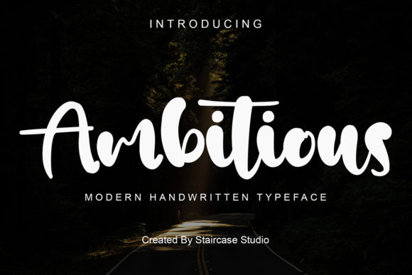 Ambitious Font