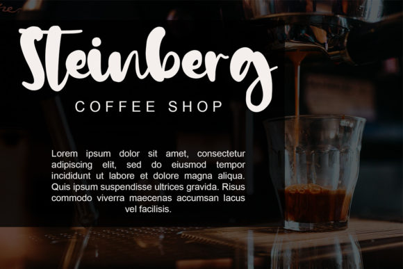 Ambitious Font Poster 5