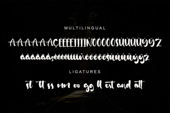 Ambitious Font Poster 9