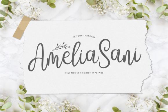Amelia Sani Font Poster 1