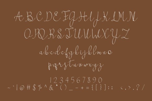 Ameliatina Font Poster 7