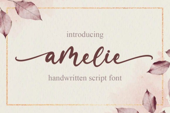 Amelie Font Poster 1