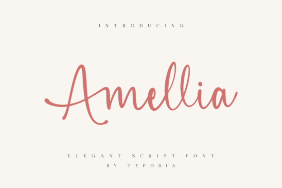 Amellia Font Poster 1