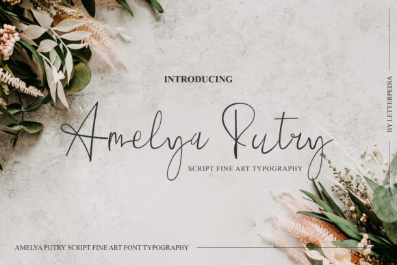 Amelya Putry Font Poster 1