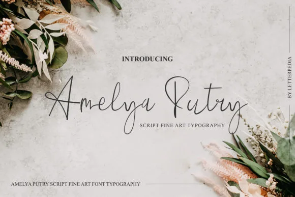 Amelya Putry Font Amelya Putry Font Poster 1